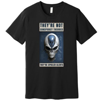 Alien Ufo Conspiracy Theory Disclosure Premium T-Shirt