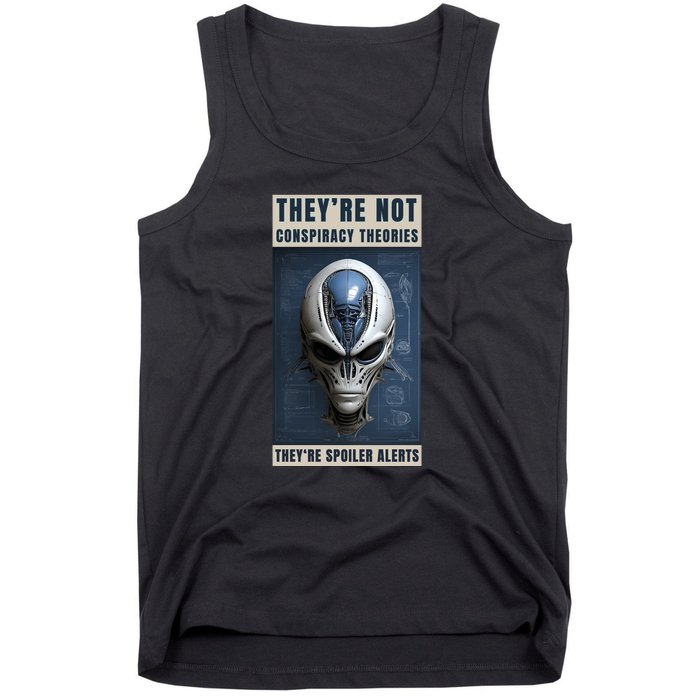 Alien Ufo Conspiracy Theory Disclosure Tank Top