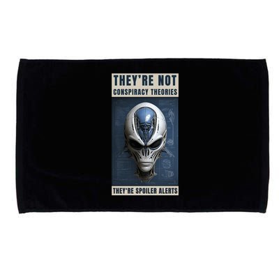 Alien Ufo Conspiracy Theory Disclosure Microfiber Hand Towel