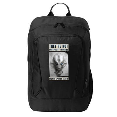 Alien Ufo Conspiracy Theory Disclosure City Backpack