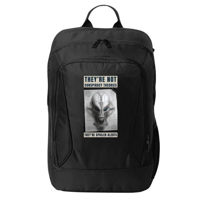 Alien Ufo Conspiracy Theory Disclosure City Backpack