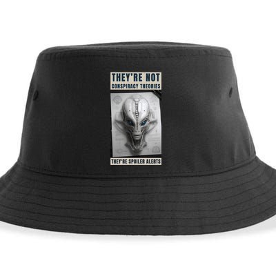 Alien Ufo Conspiracy Theory Disclosure Sustainable Bucket Hat