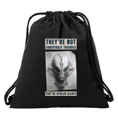 Alien Ufo Conspiracy Theory Disclosure Drawstring Bag
