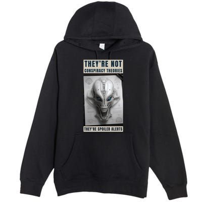 Alien Ufo Conspiracy Theory Disclosure Premium Pullover Hoodie