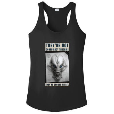 Alien Ufo Conspiracy Theory Disclosure Ladies PosiCharge Competitor Racerback Tank