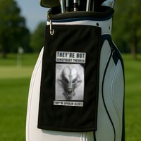 Alien Ufo Conspiracy Theory Disclosure Golf Towel