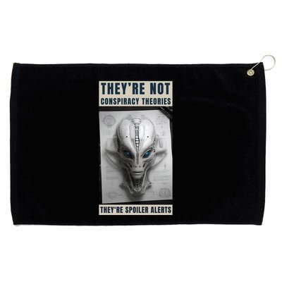 Alien Ufo Conspiracy Theory Disclosure Grommeted Golf Towel