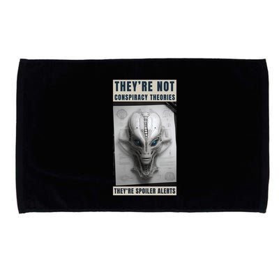 Alien Ufo Conspiracy Theory Disclosure Microfiber Hand Towel