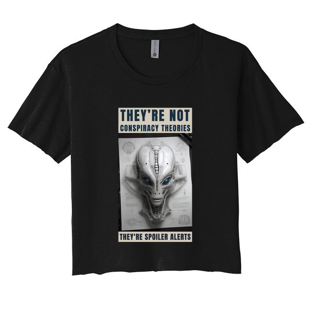 Alien Ufo Conspiracy Theory Disclosure Crop Top