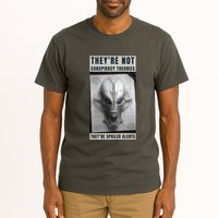Alien Ufo Conspiracy Theory Disclosure Tall T-Shirt