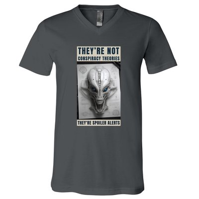 Alien Ufo Conspiracy Theory Disclosure V-Neck T-Shirt