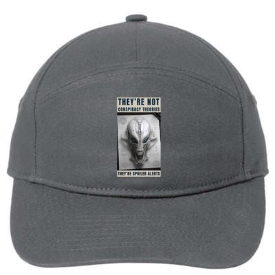 Alien Ufo Conspiracy Theory Disclosure 7-Panel Snapback Hat