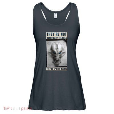 Alien Ufo Conspiracy Theory Disclosure Ladies Essential Flowy Tank