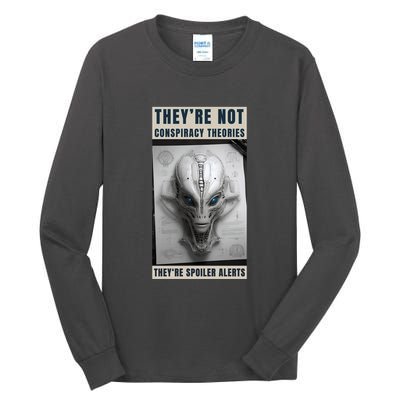 Alien Ufo Conspiracy Theory Disclosure Tall Long Sleeve T-Shirt