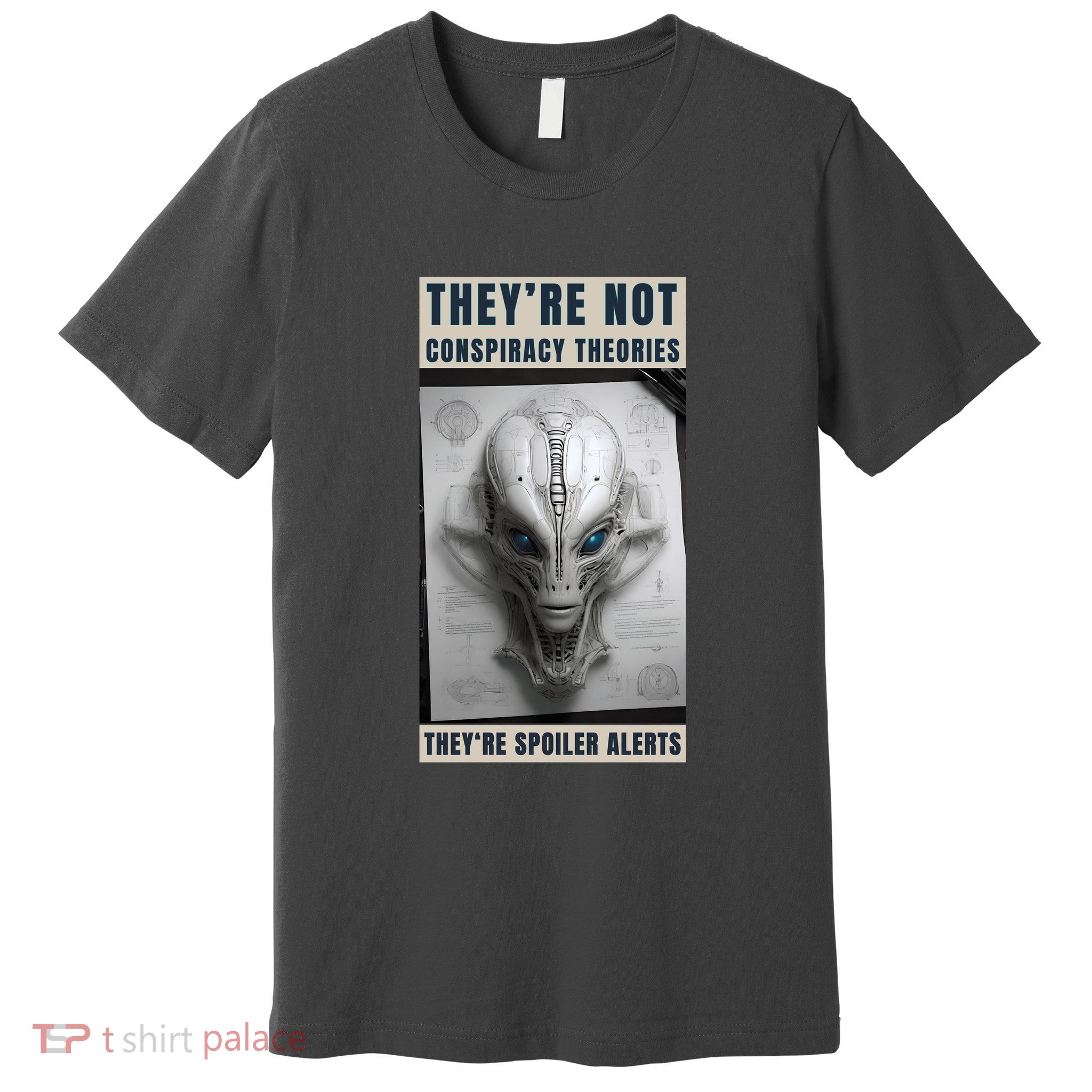 Alien Ufo Conspiracy Theory Disclosure Premium T-Shirt