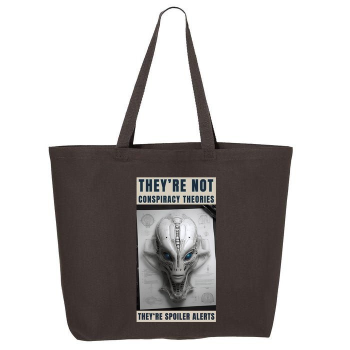 Alien Ufo Conspiracy Theory Disclosure 25L Jumbo Tote