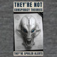 Alien Ufo Conspiracy Theory Disclosure 25L Jumbo Tote