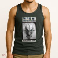 Alien Ufo Conspiracy Theory Disclosure Tank Top