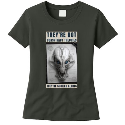 Alien Ufo Conspiracy Theory Disclosure Womens T-Shirt