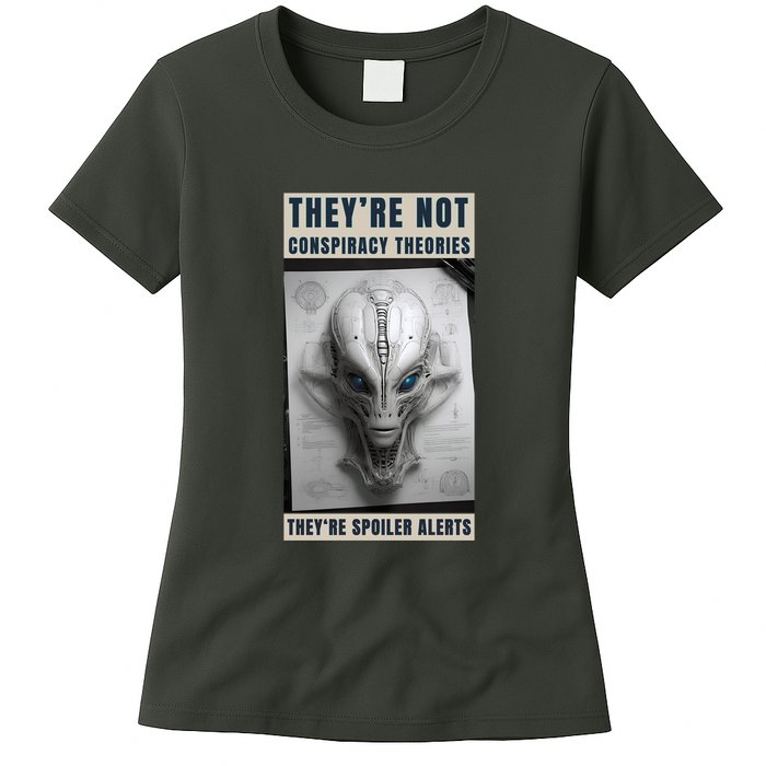 Alien Ufo Conspiracy Theory Disclosure Womens T-Shirt