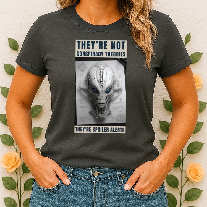 Alien Ufo Conspiracy Theory Disclosure Womens T-Shirt