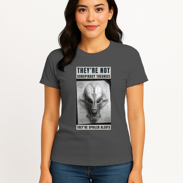Alien Ufo Conspiracy Theory Disclosure Womens T-Shirt