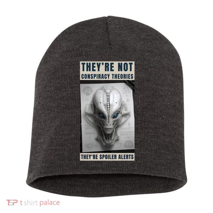 Alien Ufo Conspiracy Theory Disclosure Short Acrylic Beanie