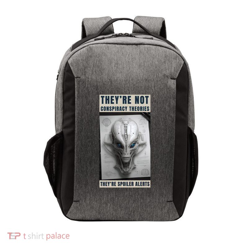 Alien Ufo Conspiracy Theory Disclosure Vector Backpack
