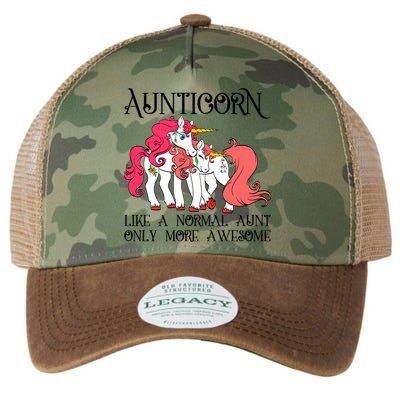 Aunt Unicorn Cute Aunticorn With Unicorn Aunts Niece Gift Legacy Tie Dye Trucker Hat