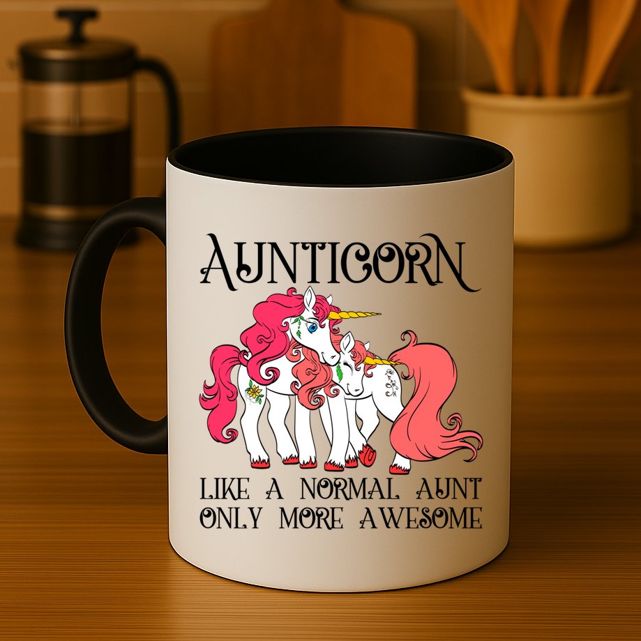 Aunt Unicorn Cute Aunticorn With Unicorn Aunts Niece Gift Mug