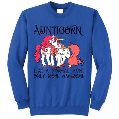 Aunt Unicorn Cute Aunticorn With Unicorn Aunts Niece Gift Sweatshirt