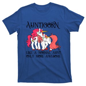 Aunt Unicorn Cute Aunticorn With Unicorn Aunts Niece Gift T-Shirt