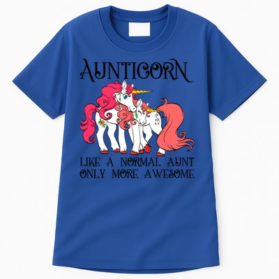 Aunt Unicorn Cute Aunticorn With Unicorn Aunts Niece Gift Tall T-Shirt