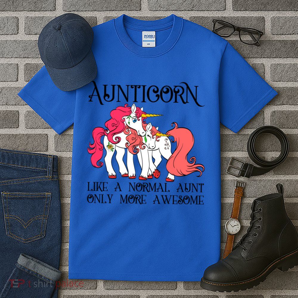 Aunt Unicorn Cute Aunticorn With Unicorn Aunts Niece Gift Tall T-Shirt
