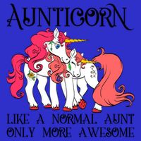 Aunt Unicorn Cute Aunticorn With Unicorn Aunts Niece Gift Bag