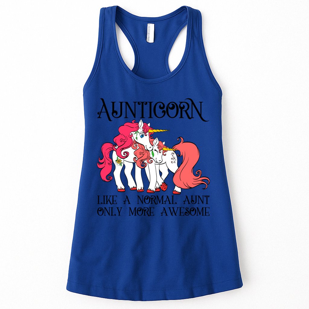 Aunt Unicorn Cute Aunticorn With Unicorn Aunts Niece Gift Womens Tank Top