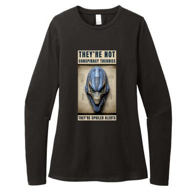 Alien Ufo Conspiracy Theory Disclosure Womens CVC Long Sleeve Shirt