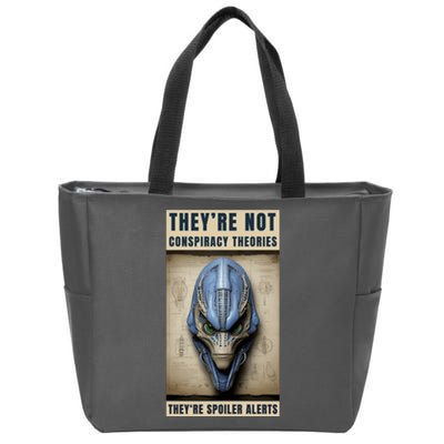 Alien Ufo Conspiracy Theory Disclosure Zip Tote Bag