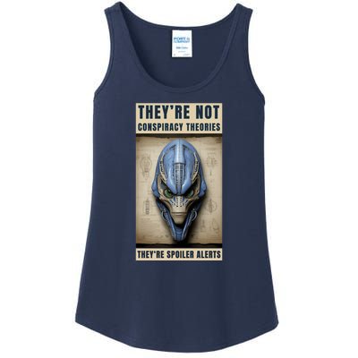 Alien Ufo Conspiracy Theory Disclosure Ladies Essential Tank