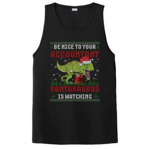 Accountant Ugly Christmas Santa Accounting Swea PosiCharge Competitor Tank