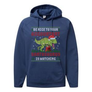 Accountant Ugly Christmas Santa Accounting Swea Performance Fleece Hoodie