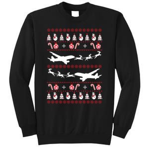 Airplanes Ugly Christmas Xmas Costume Sweatshirt