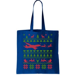 Airplane Ugly Christmas Great Gift Tote Bag