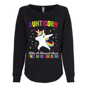 Aunticorn Unicorn Dabing Awesome Unicorn Aunt Gift Womens California Wash Sweatshirt