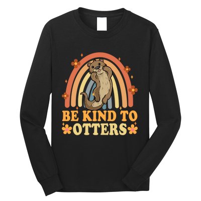 Antibullying Unity Day Be Kind To Otters Kindness Matters Long Sleeve Shirt