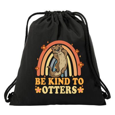 Antibullying Unity Day Be Kind To Otters Kindness Matters Drawstring Bag