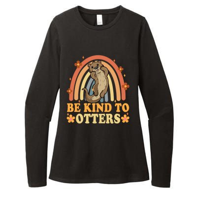 Antibullying Unity Day Be Kind To Otters Kindness Matters Womens CVC Long Sleeve Shirt