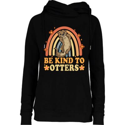 Antibullying Unity Day Be Kind To Otters Kindness Matters Womens Funnel Neck Pullover Hood