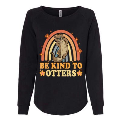 Antibullying Unity Day Be Kind To Otters Kindness Matters Womens California Wash Sweatshirt