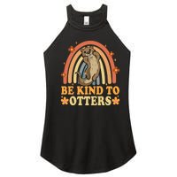 Antibullying Unity Day Be Kind To Otters Kindness Matters Women’s Perfect Tri Rocker Tank